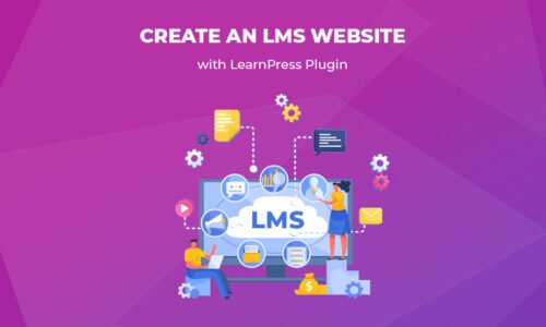 create an lms website with learnpress 3